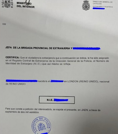 Imagen de Cita previa NIE